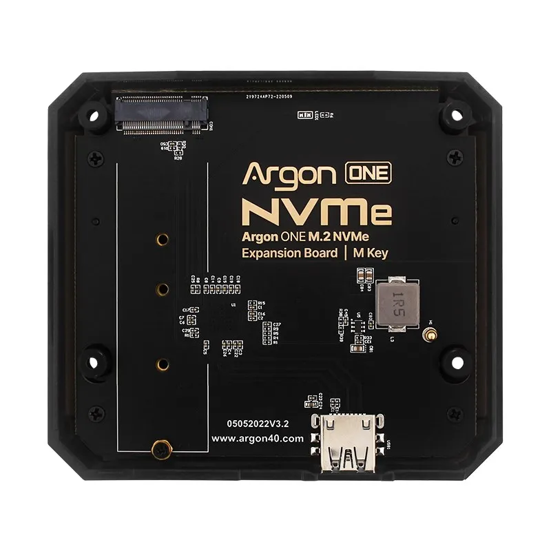 argônio um caso para raspberry pi modelo de refrigeração passiva metal escudo opcional nvme ssd placa expansão para argônio um