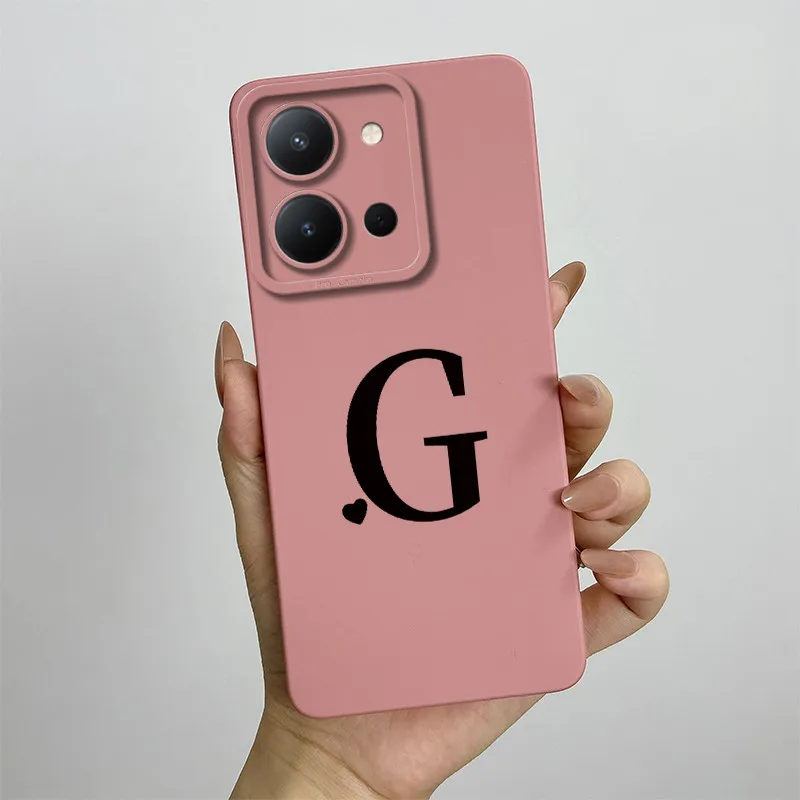 Cute Letters Square Shockproof Back Cover s - Stylish and Durable Phone Case