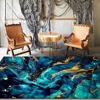 Blue Marble Carpet for Living Room Luxury Home Decorations Sofa Table Large Area Rugs Bedroom Bedside Foot Pad Non-slip Mat 5
