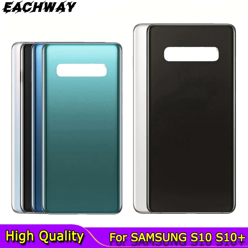 Per Samsung S10 Plus Coperchio Batteria Per Samsung Galaxy S10 G973 G973F Coperchio Batteria Posteriore Porta Posteriore Custodia In Vetro Sostituire