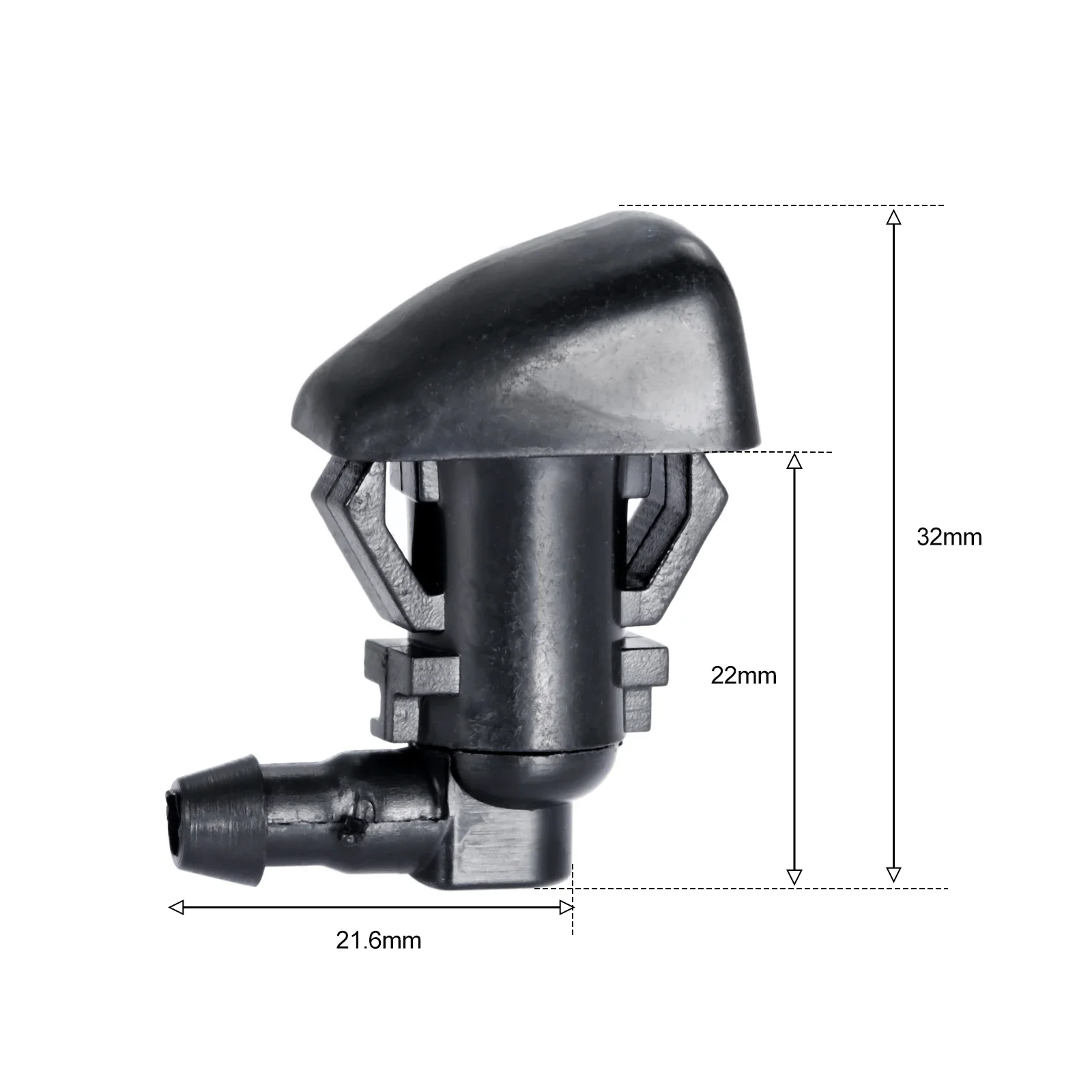 2Pcs Windshield Wiper Washer Spray Nozzles Jet 68260443AA 8265A128