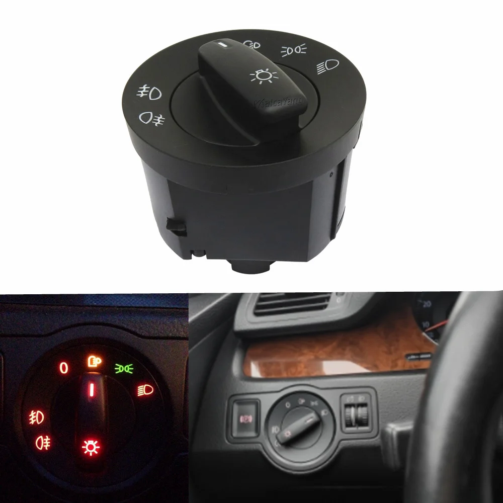 Per V-W Caddy Iii Touran J-Etta Golf V Vi 5 6 J-Etta Passat B6 Cc Rabbit Headling Fendinebbia Interruttore 1 K0 941 431N 431A Muslimate