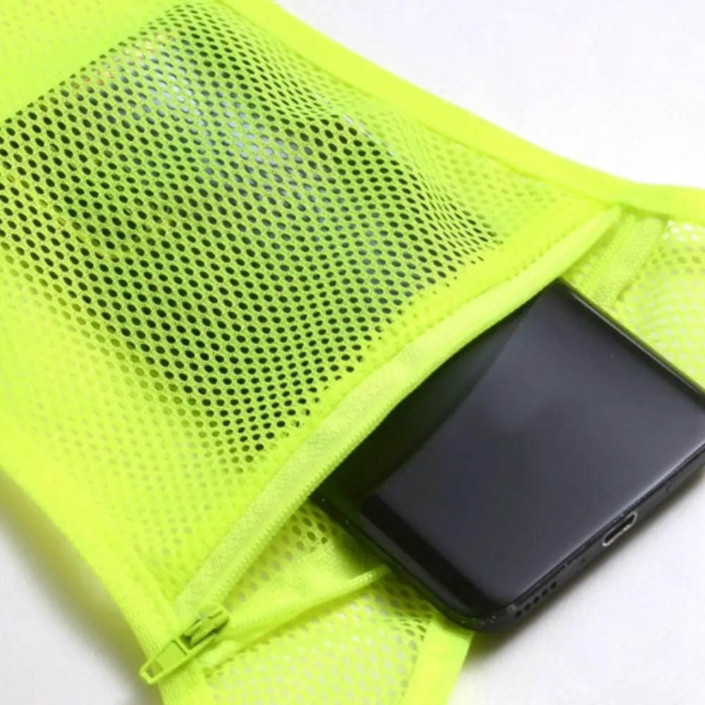 with Storage Bag Reflective Vest Lightweight Night Warning Reflective Safety Jacket High Visibility Waterproof