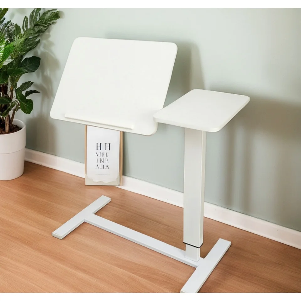 Adjustable Rolling Overbed Laptop Desk Stand