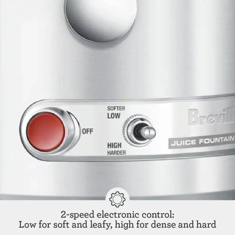 Centrifugal Juicer, 800JEXL Juice Fountain Elite, Brushed Stainless Steel 3