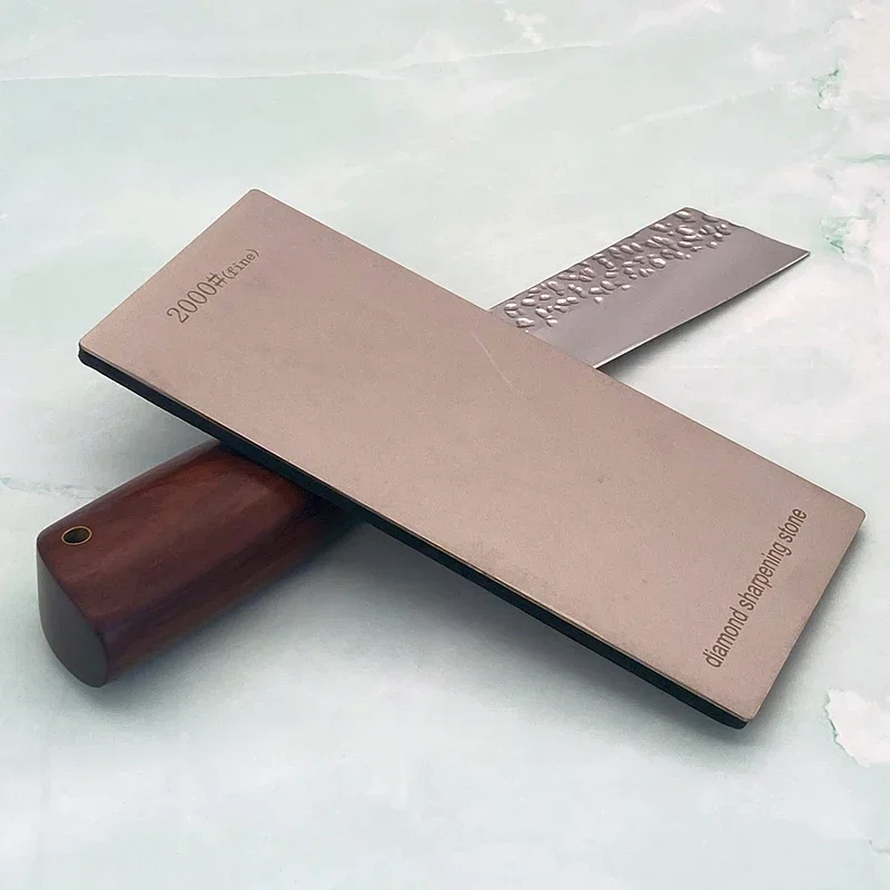Knife Sharpener 120/600/1500/3000 Grit Diamond Sharpening Stones Set