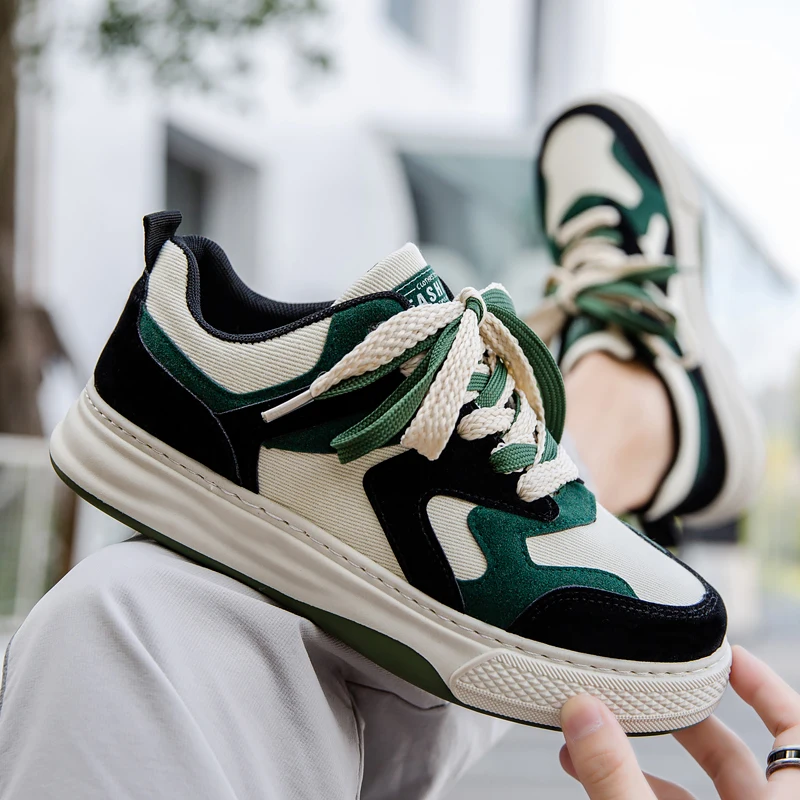 

New Vulcanized Shoes Men Trend Casual Canvas Shoes For Men Flat Men's Walking Shoes Sport Sneakers Shoes Men Good Quality 2023
