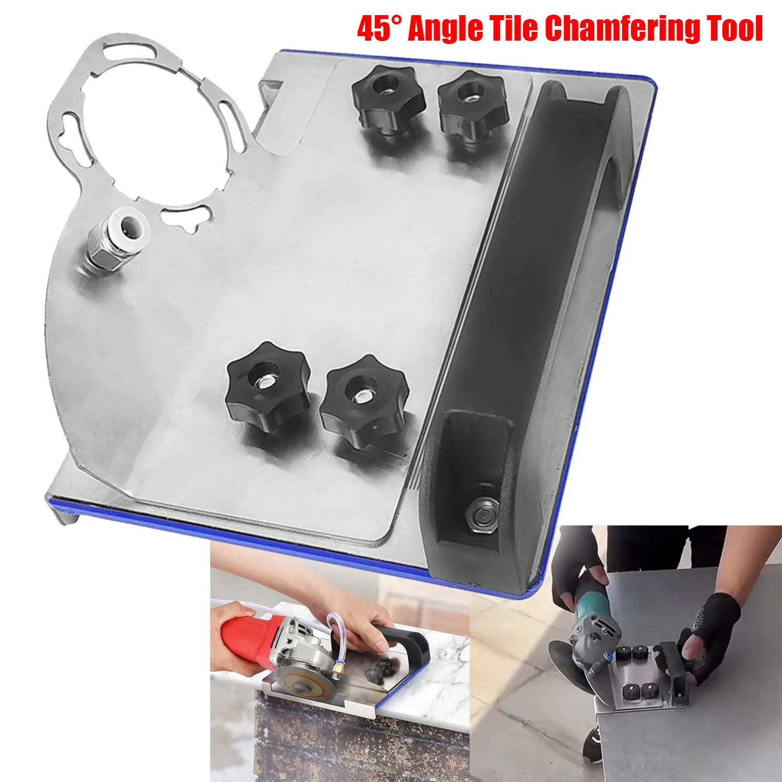 Angle Grinder Stand for Tile 45° Chamfer Cutting Ceramic Stone Chamfering Tool - 1