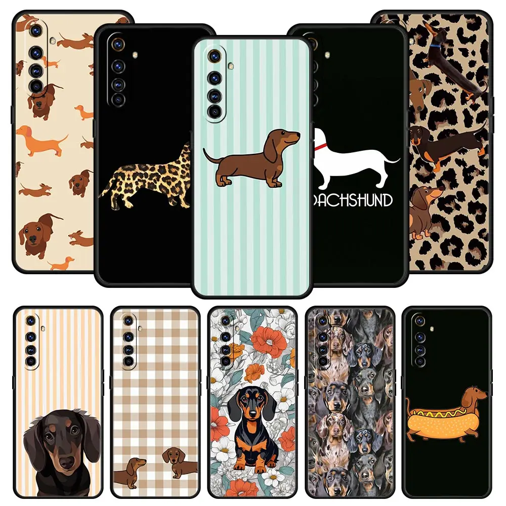 Cute Dachshund and Bulldog Design Phone Case Cover