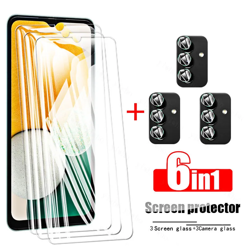 Case for Samsung Galaxy A12 A13 A33 A53 5G Tempered Glass Clear on for Samsung A12 A52s M52 M62 A52 A03s Transparent Full Cover best iphone wallet case Cases & Covers