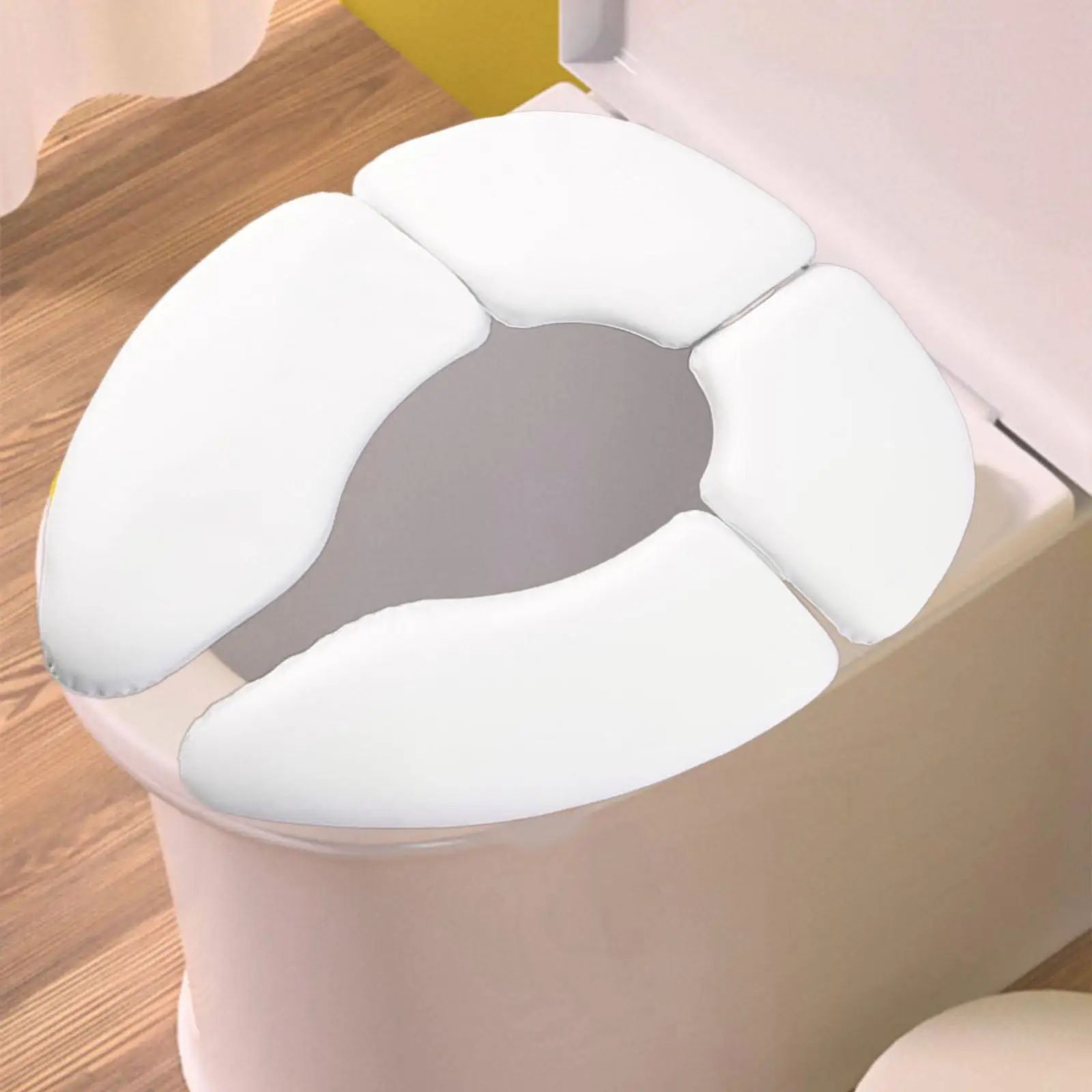 Folding Travel Toilet Seat Training Seat Soft Comfortable Easily Removed Portable for Kids for Boy and Girl Children Home