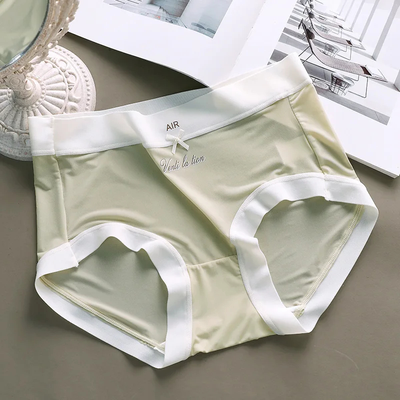 Fashion Sexy Panties Women Ice Silk Seamless