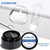 KOSKOE 4Pcs Clear Non Stick Hand Solid Nail Tips Glue Nail Art Extension Tips Glue No-Flowing Modelling Stick Tips Glue 5