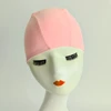 Solid Colors Nylon Lycra Fabric Bathing Cap Summer Swimming Pool Spa Beach Play Unisex Swimming Cap for Female and Male 4
