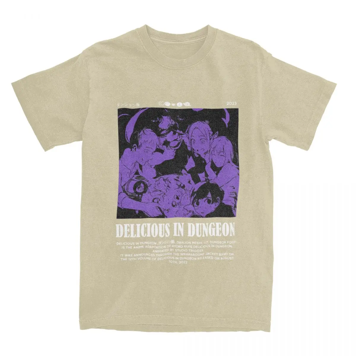 T-shirt Marcille Delicious In Dungeon Taille Unique 547 - Neuf Avec étiquettes - Coton Unisex
