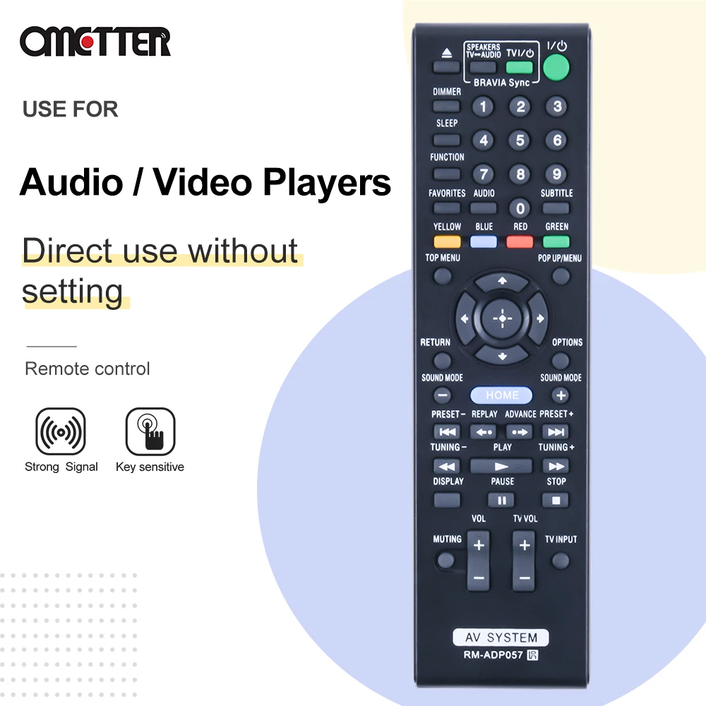 Nuovo Per Sony Rm-Adp057 148943811 Rmadp057 Bdv-E580 Bdv-E280 Bdv-E880 Bdv-E980 Bdv-T58 Telecomando Del Sistema Home Theater