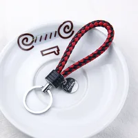 Stylish PU Leather Braided Woven Keychain Bag Pendant - A Perfect Gift for Men and Women! 3