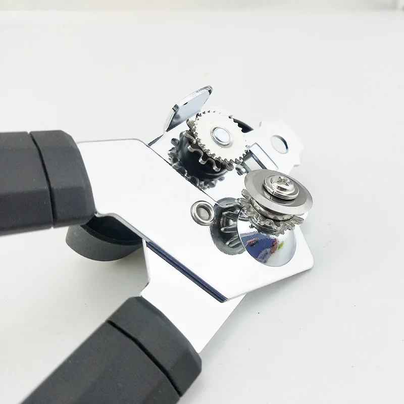 Safe Cut Can Opener Professional Stainless Smooth Edge Can Opener handheld Comfortable Handle Food Grade Opener for Kitchen
