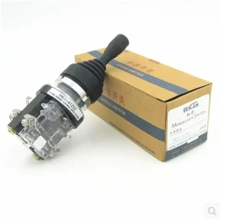 Interruttore Joystick 2NO, Controllo Stick Con Ritorno A Molla Momentaneo, Copertura Impermeabile Per Circuiti Industriali
