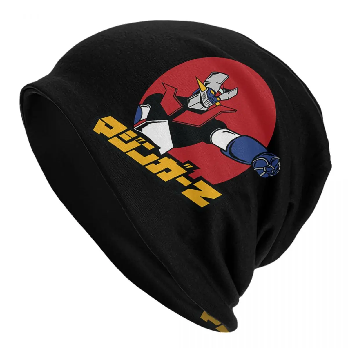 

Mazinger Z Robot Caps Goldorak Grendizer Actarus Manga Cool Adult Street Skullies Beanies Hats Spring Warm Dual-use Bonnet Hat