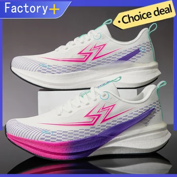 Trend Walking Men's Sneakers Breathable Carbon Board Marathon Sports Running Shoes For Women Lightweight Athletic Sneakers Men 1