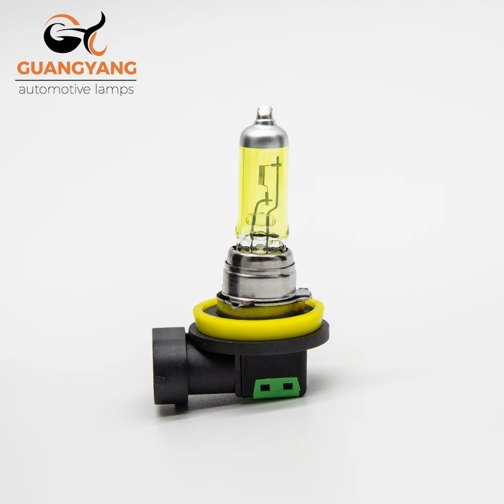 2 Pcs H11 12V 55W Yellow Lights 2800k Car Headlight Auto Fog Lamps Halogen Bulbs For Audi A4 B6 B8 B7 A3 halogen headlight bulb car headlights