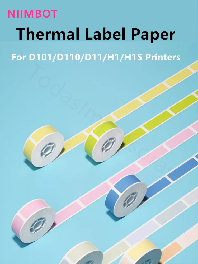 Description Picture 3 of itemNiimbot Flower 12x22 Thermal Label Printer Paper H1 H1S D110 D101 D11 Home Marking Label Ribbon Taper Kids Sticker Festival Gift