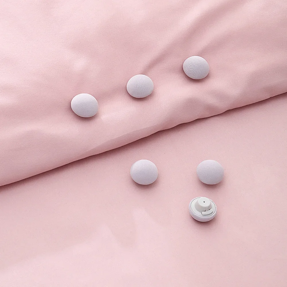 Bed Sheet Clips 4-12PCS Quilt Clip One Button Unlock Duvet Cover Fastener Anti Slip Quilt Holder Blanket Buckles