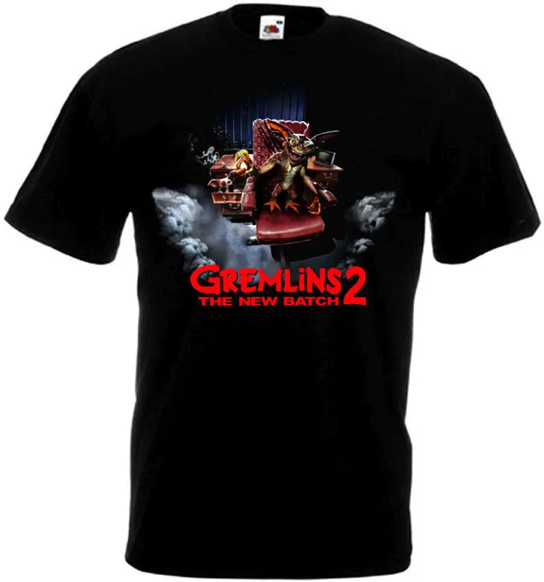 

GREMLINS 2 Movie Poster T shirt all sizes black
