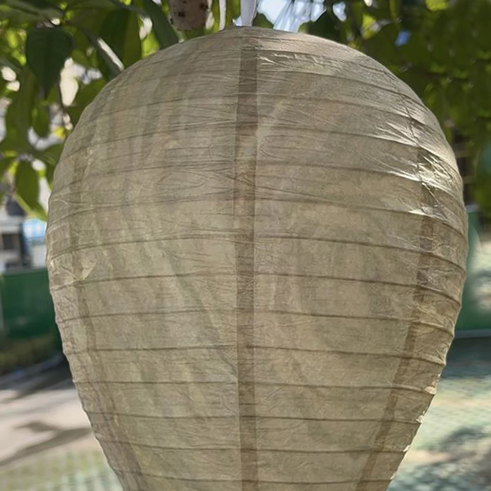 Realistic Wasp Repellent Paper Hanging Wasp Deterrent Hornet Fake Wasp Nest Repellent Hornets Safe Fake Trap for Patio Outdoor
