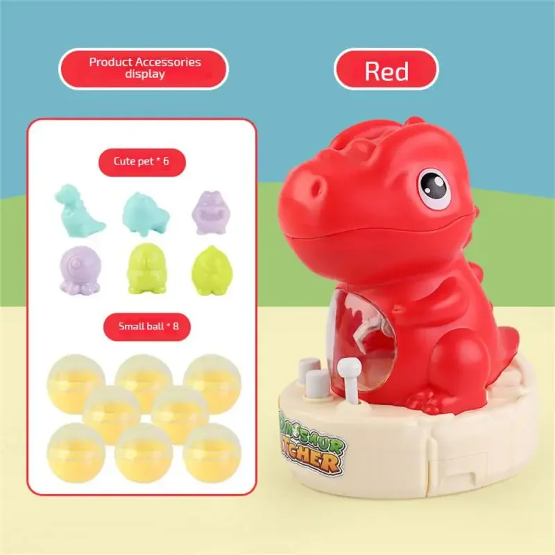 Reusable Dinosaur Doll Claw Machine Toys For Children Hand Control Mini Cartoon Claw Crane Machines Board Game Birthday Gifts 5