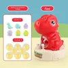 Reusable Dinosaur Doll Claw Machine Toys For Children Hand Control Mini Cartoon Claw Crane Machines Board Game Birthday Gifts 5