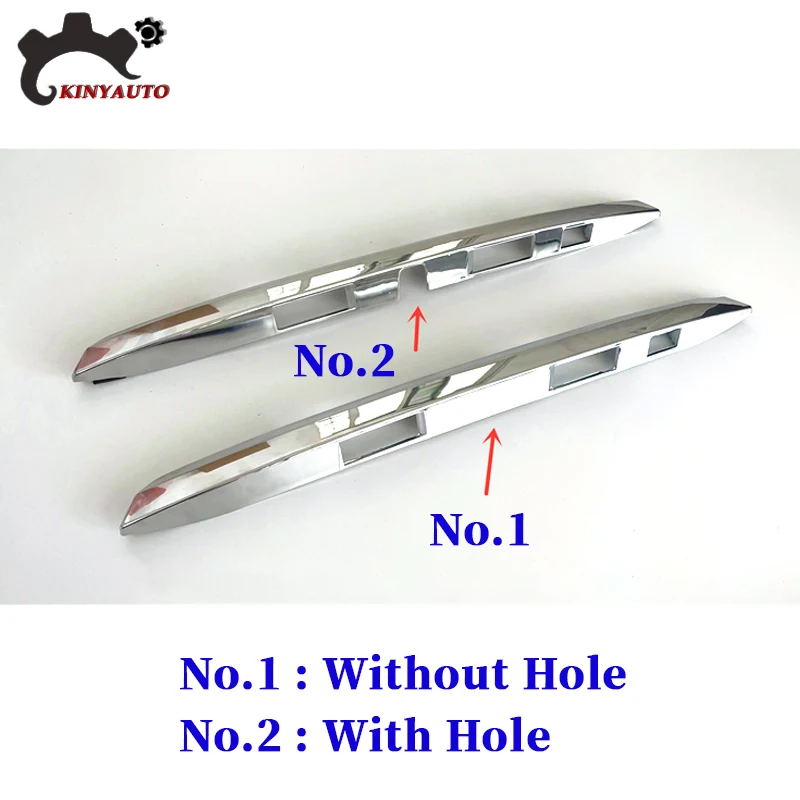 For Toyota Mark X Reiz 2010 11 12 13 14 15 16 17 Chrome Trunk Trim ABS Rear Bumper Lid Strip Finish Panel