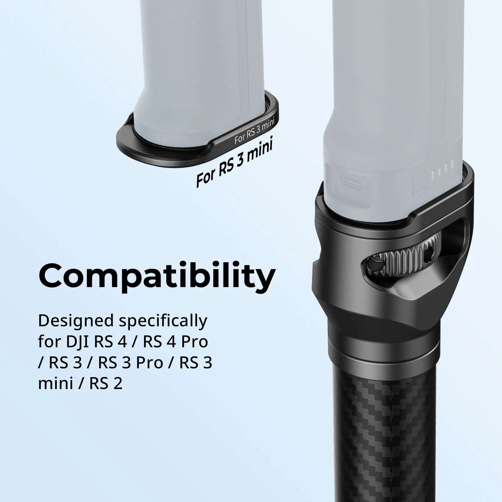 Extension Pole for DJI Stabilizer, for DJI RS 4/RS 4 Pro /RS 3/RS 3 Pro /RS 3 mi