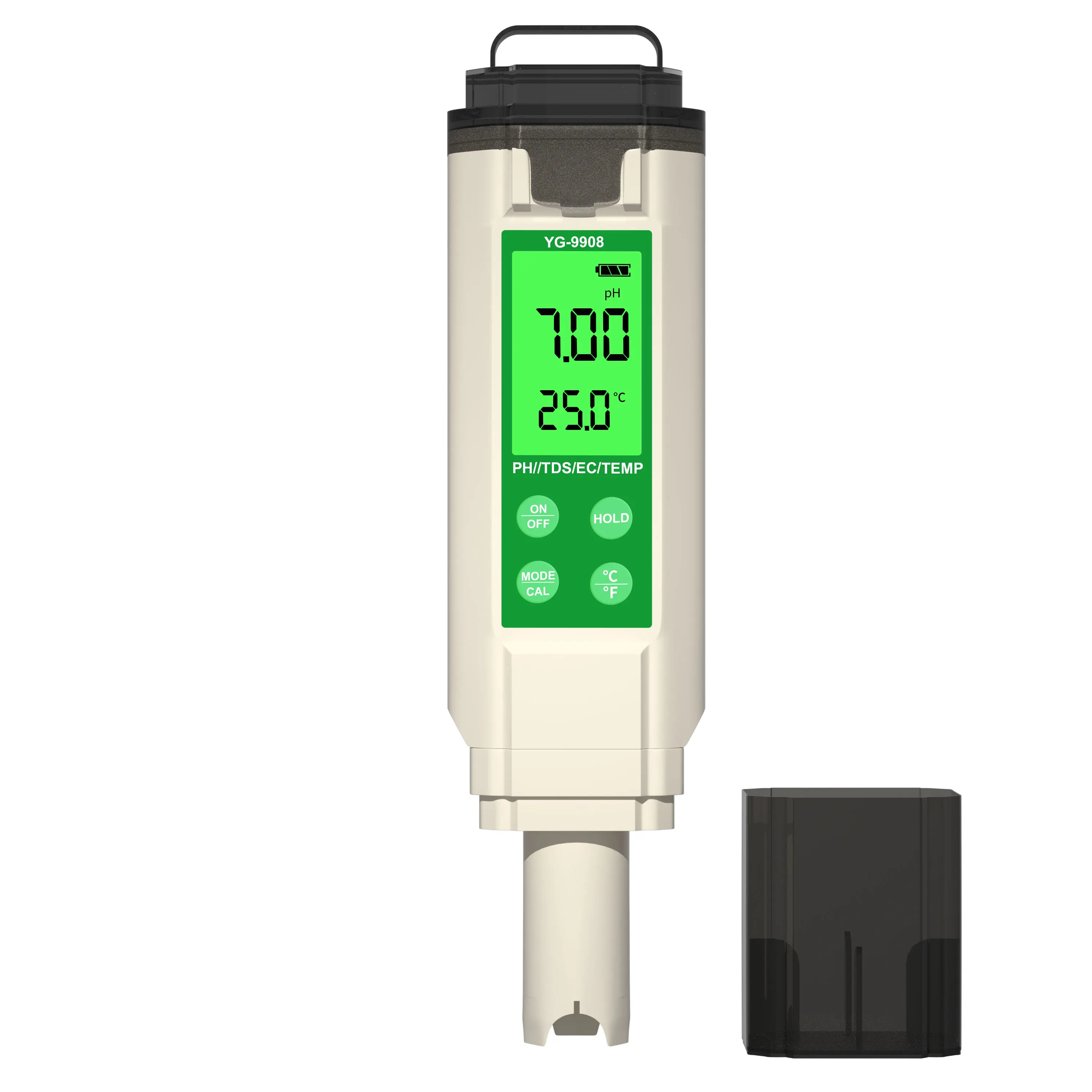 Neues digitales ph meter hydro po nischer wasser qualitäts tester lcd hintergrund licht thermometer ph/ec/tds meter für aquarien trinkwasser spa – Detail 8