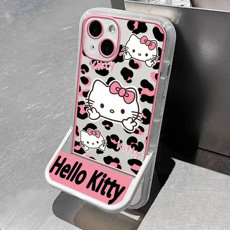 thumbnail image 1 of Bonita funda de silicona con soporte de Hello Kitty para Samsung Galaxy S22 Ultra S21 S20 FE S10 Plus Note 20 10 A42 A33 A53 A73 5G, 1 of 5