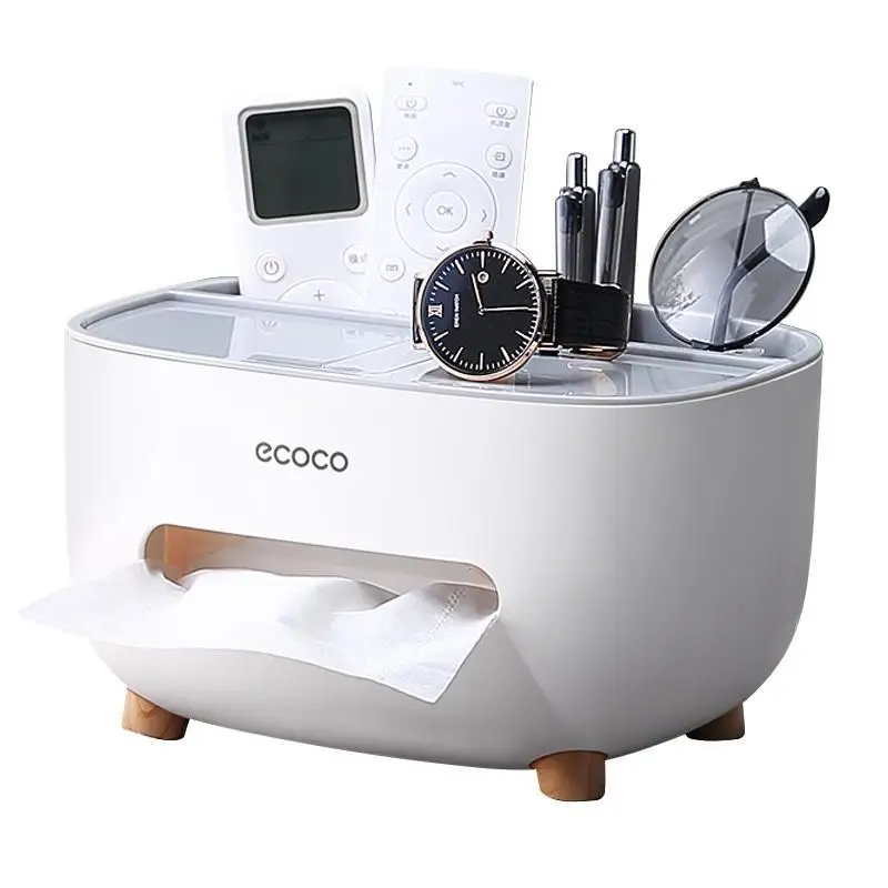 Paper Box Home Living Room Office Coffee Table Creative  Light Luxury Multi-function Remote Control Desktop Storage Tissue Box 6
