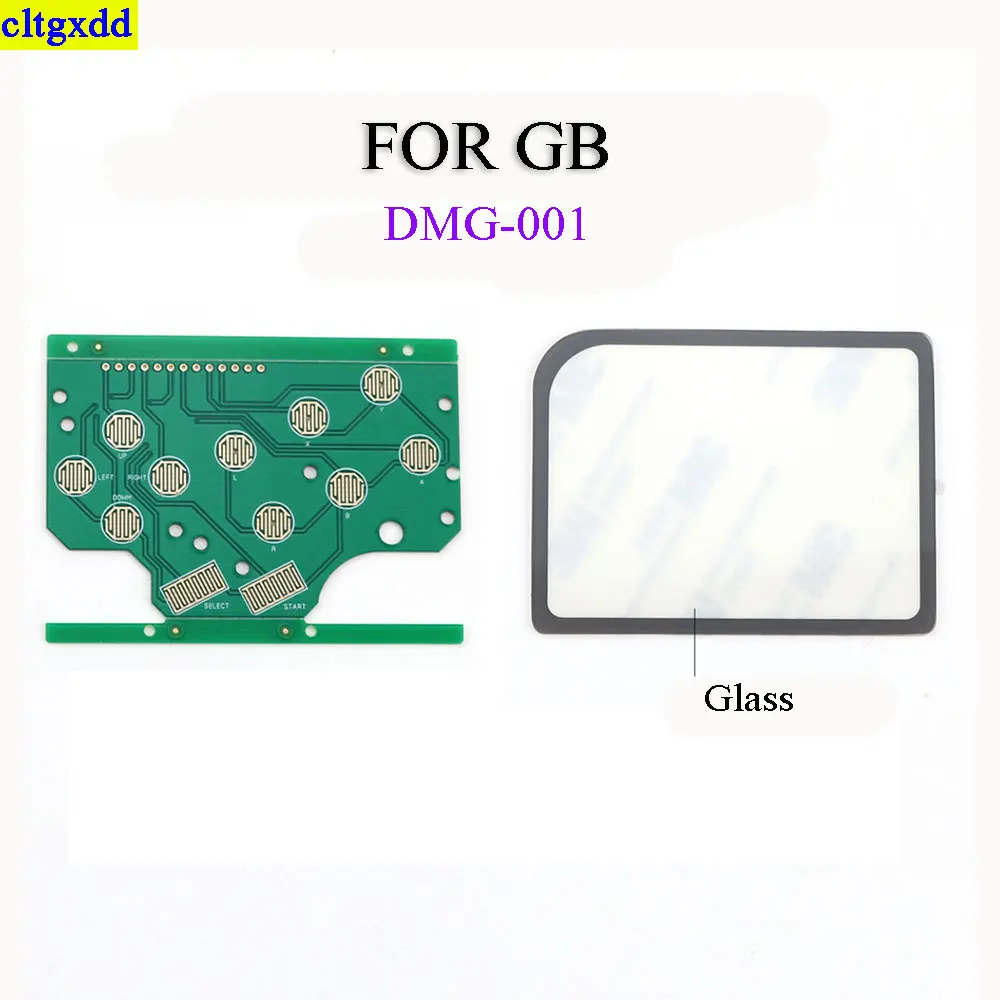 1Set Schermo In Vetro Specchio E Pulsante Pcb Board Per Gb Raspberry Pi Zero Per Game Boy Gb Zero Dmg-001