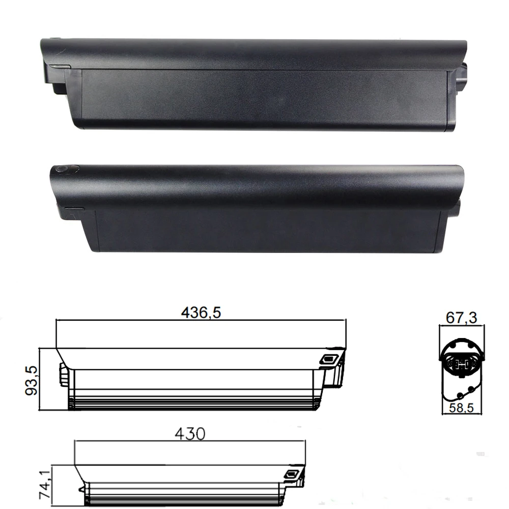 Removable Electric Bike Battery 36V 7.8Ah 48V 10.4Ah Lithium Battery for Qlife Cityone 2.0 Racer 27.5'' Ebike