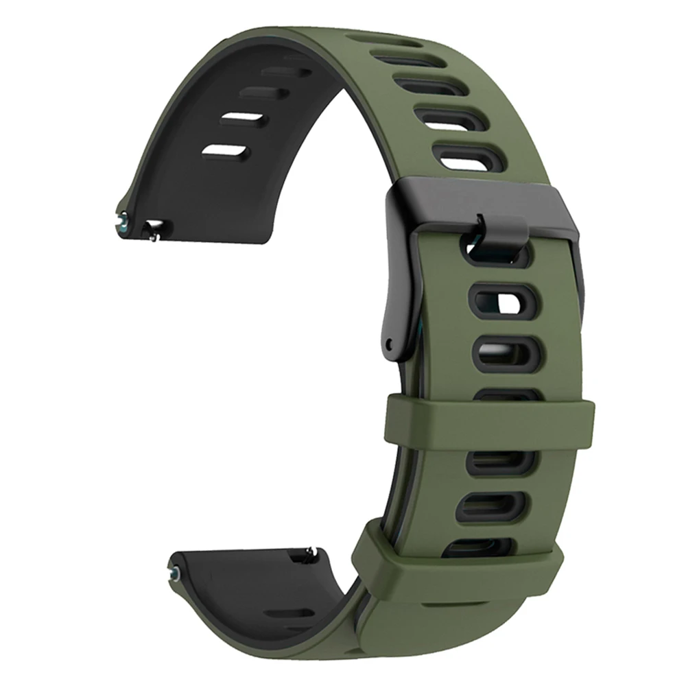 Silicone Sports Strap - 20mm/22mm, Ocean Race Design