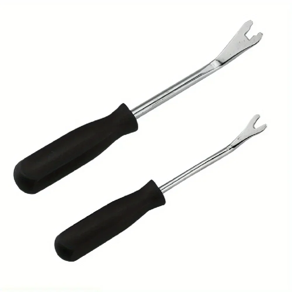 1PC disassembly tool durable, labor-saving, anti slip panel maintenance screwdriver pry bar black+silver convenient dashboard 6