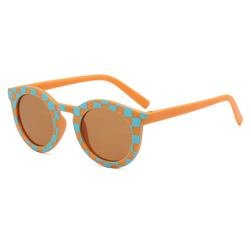New Fashion Children Glasses Vintage Round Outdoor Sun Protection Baby Girls Acrylic UV400 Sunglasses Kids Eyeglasses_voghion.com