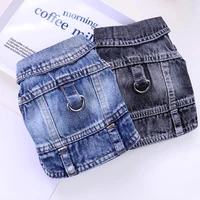 Veste de cow-boy en jean pour chien, vêtement élégant et décontracté, en Denim, pour chiot, Chihuahua, yorkshire, manteau pour animaux de compagnie, printemps 1
