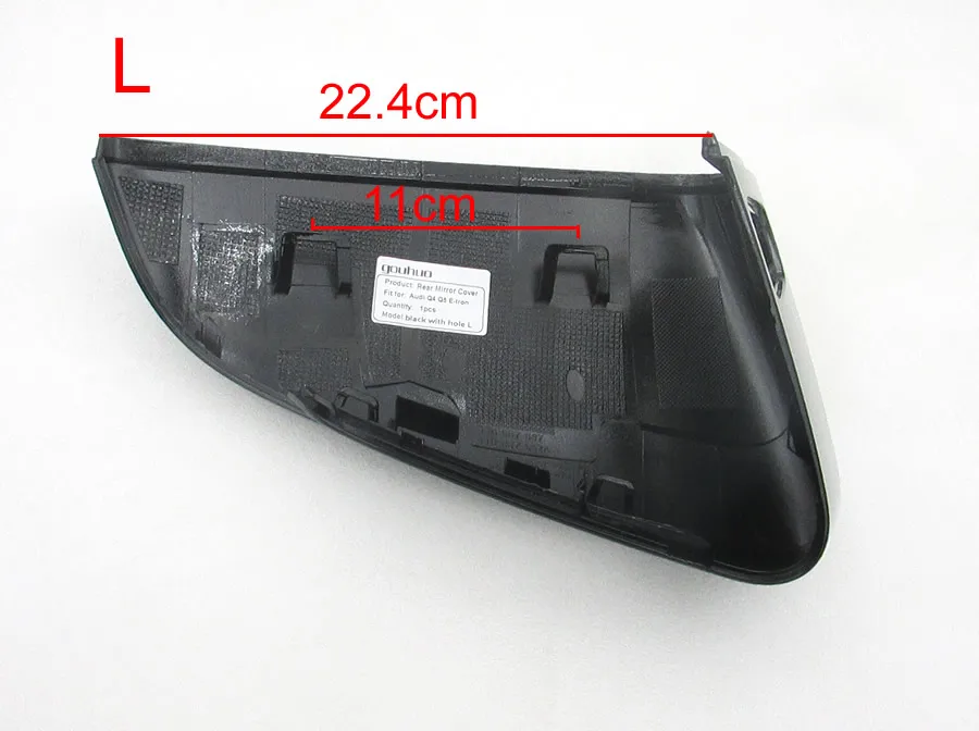 아우디 Q4 Q5 E-트론 교체용 리버스 미러 커버 캡 윙 도어 사이드 미러 하우징 쉘 도색됨