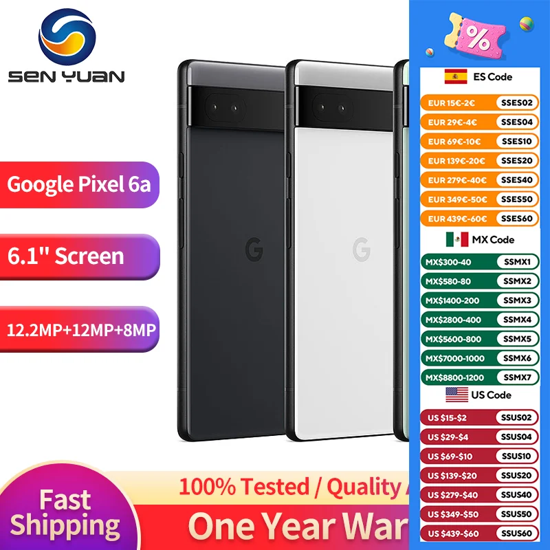 Google Pixel 6a 5G 6.1