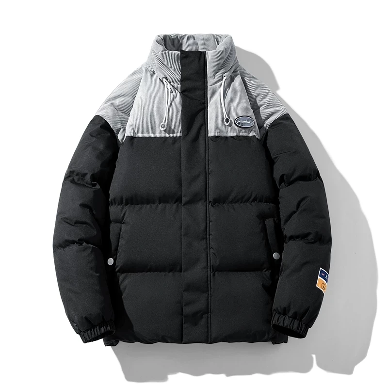 

2023 Mens Winter Parkas Japanese Style Streetwear Vintage Thicken Oversize Warm Unisex Jacket Coat Outwear