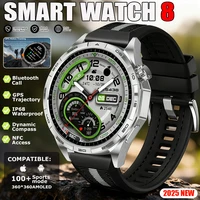 2026 New GT6 Pro Smart Watch Men HD AMOLED Screen GPS Motion trajectory HeartRate Bluetooth Call 1.50" SmartWatch IP67 waterproo