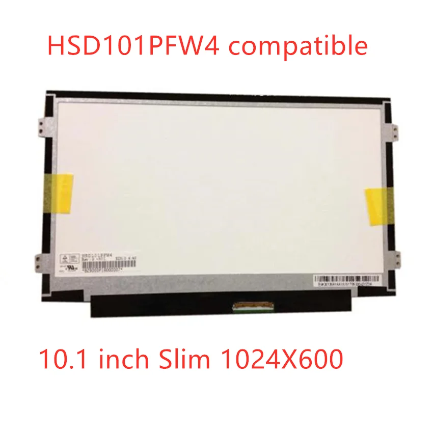 

HSD101PFW4 A01 A00 fit HSD101PFW4-A01 M101NWT2 R0 B101AW02 B101AW06 10.1 Slim 1024X600 Laptop LCD LED Screen NEW