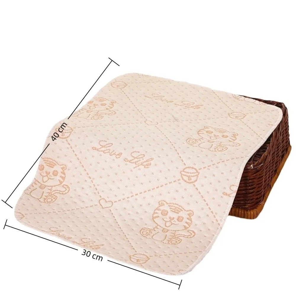 Essentials Reusable Changing Mat Waterproof Soft Surface Diaper Mattress Cotton Floor Play Mat Home Use