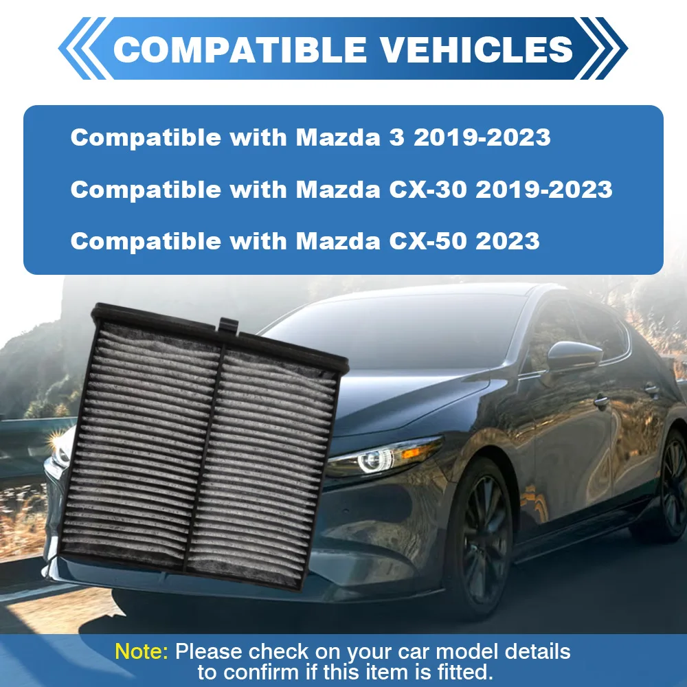 Cabin Filter BDGF-61-J6X For Mazda 3, CX-30 & CX-50 | Reliable Air Conditioner Replacement Part - View #3